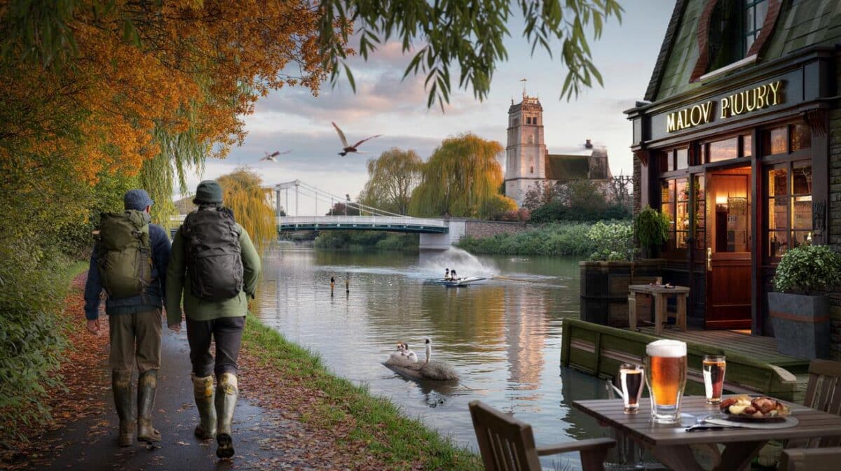 13-mile Thames walk 30 miles from London: will you finish at Michelin-starred The Hand and Flowers?