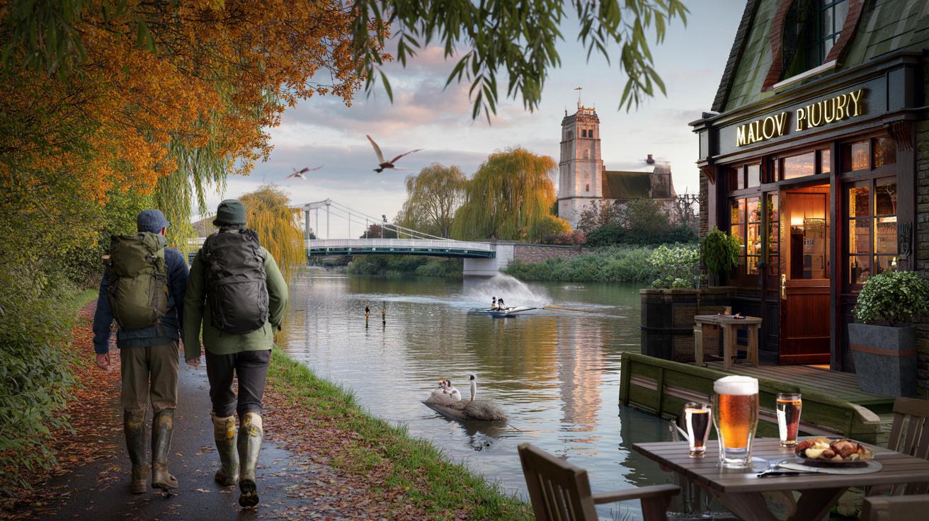 13-mile Thames walk 30 miles from London: will you finish at Michelin-starred The Hand and Flowers?