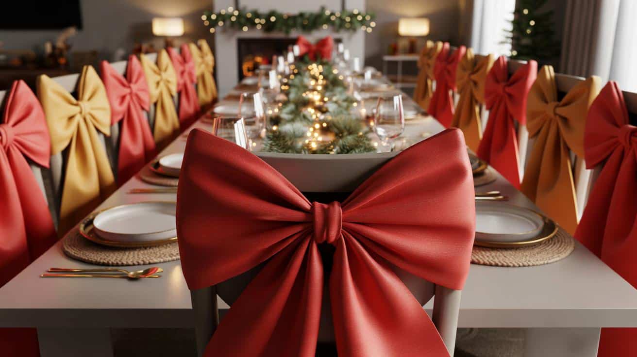 Action’s £3.45 chair bow: will you miss the 50 x 38 cm festive fix decorators buy 12 for Christmas?
