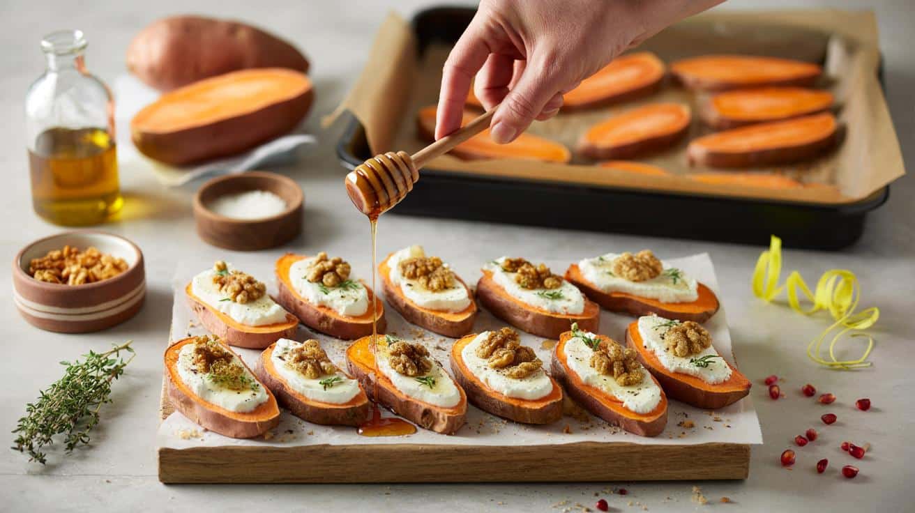 Are you overpaying for snacks? 20-minute sweet potato goat’s cheese toasts feed 6 for £4 today