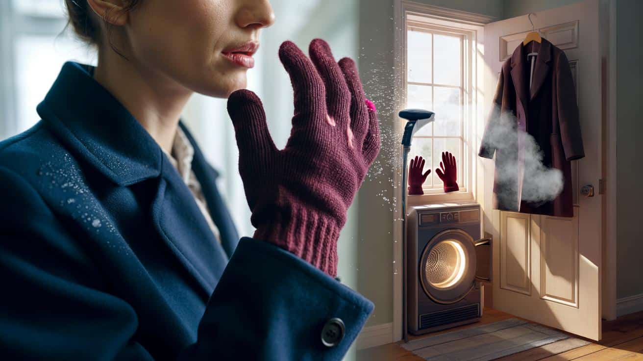 Are your winter gloves and coat making you ill: 15,000 microbes, 16 face touches an hour, one fix