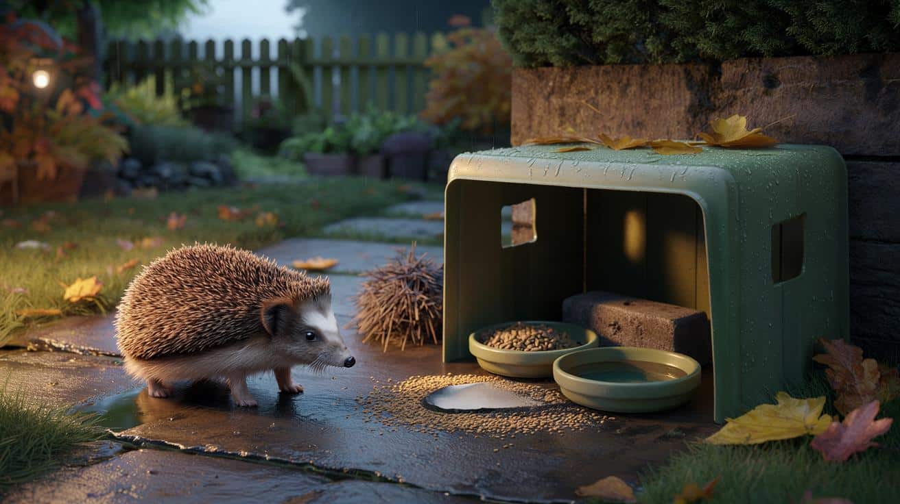 Attract hedgehogs every night with this simple autumn garden idea