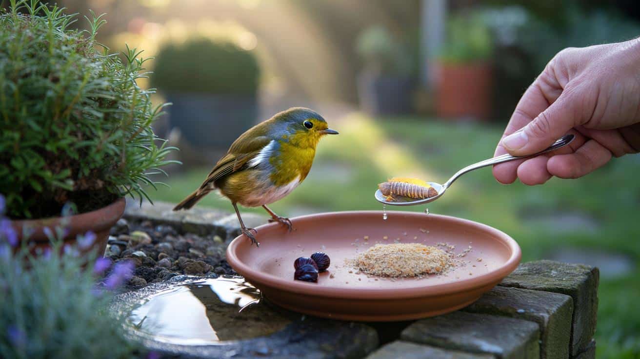 Attract robins every morning with this easy garden trick