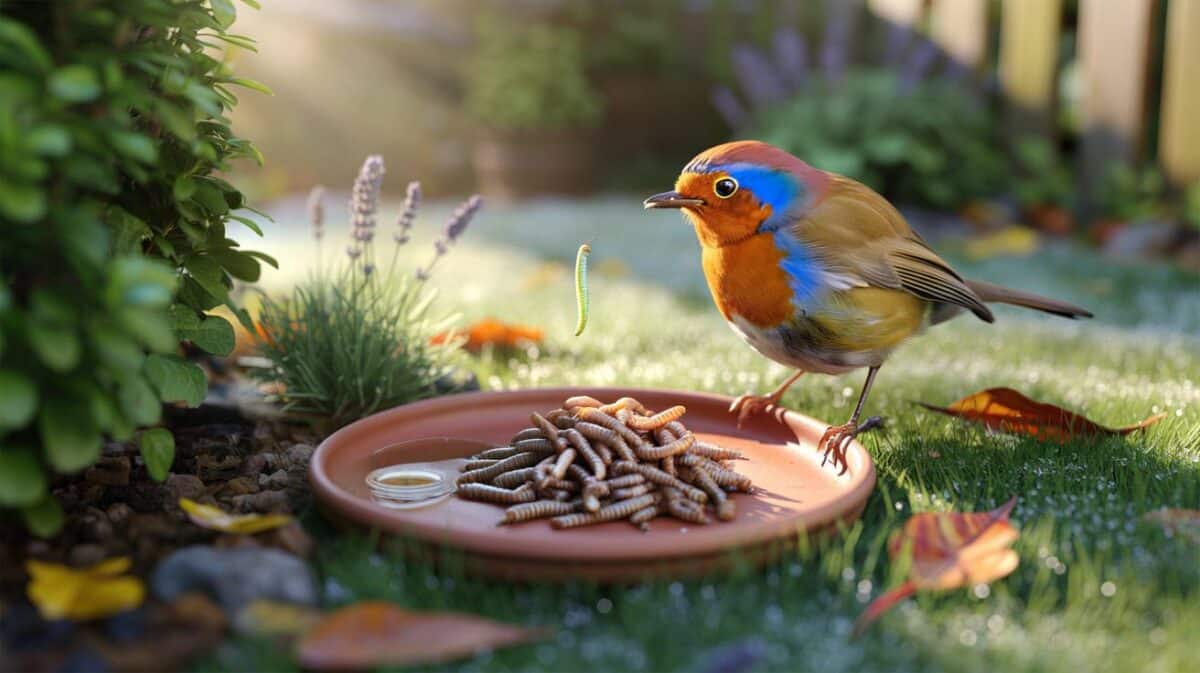 Attract robins to your garden daily by placing a tray on the ground with this secret ingredient