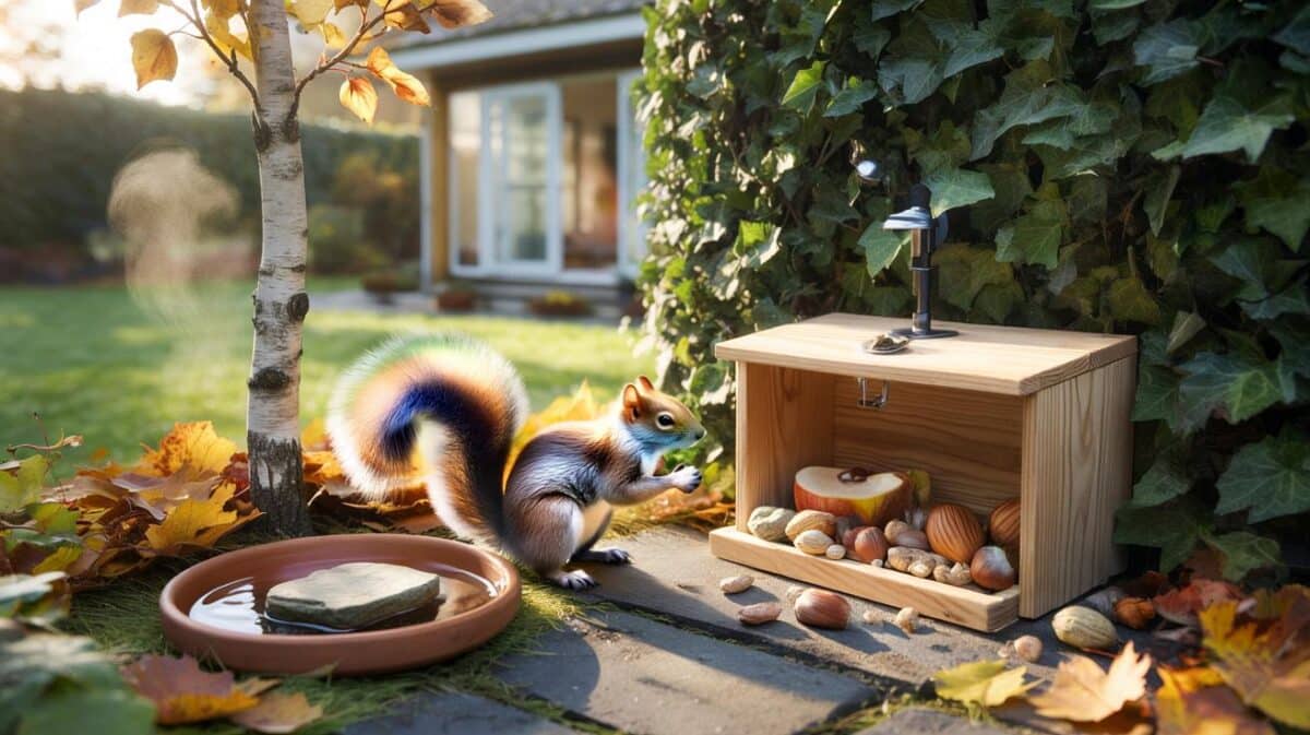 Attract squirrels safely with this autumn feeding spot