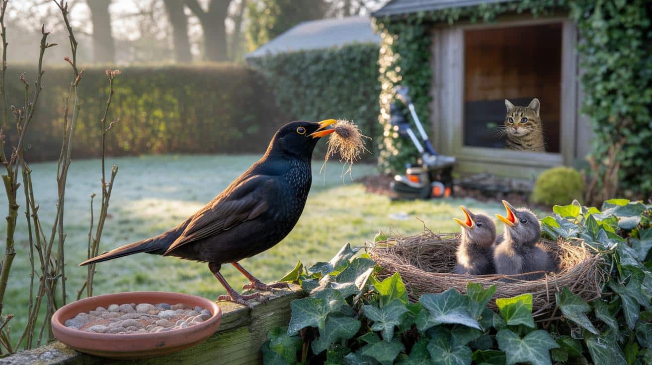 Blackbirds are nesting early — here’s how to keep their chicks safe