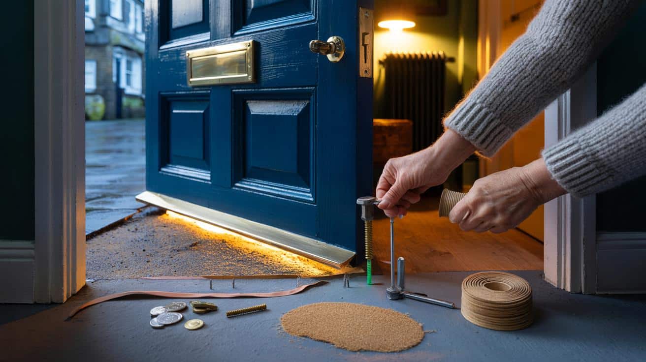 Britons, are you leaking cash through the door gap: the 20% heating bill trick your gran swore by