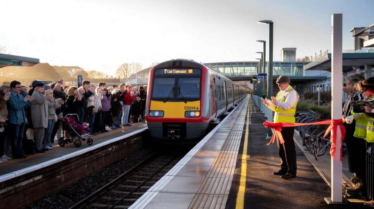 Britons cheer as £175m station opens 4 months early after 100 years: were you on the 7:20am stop?