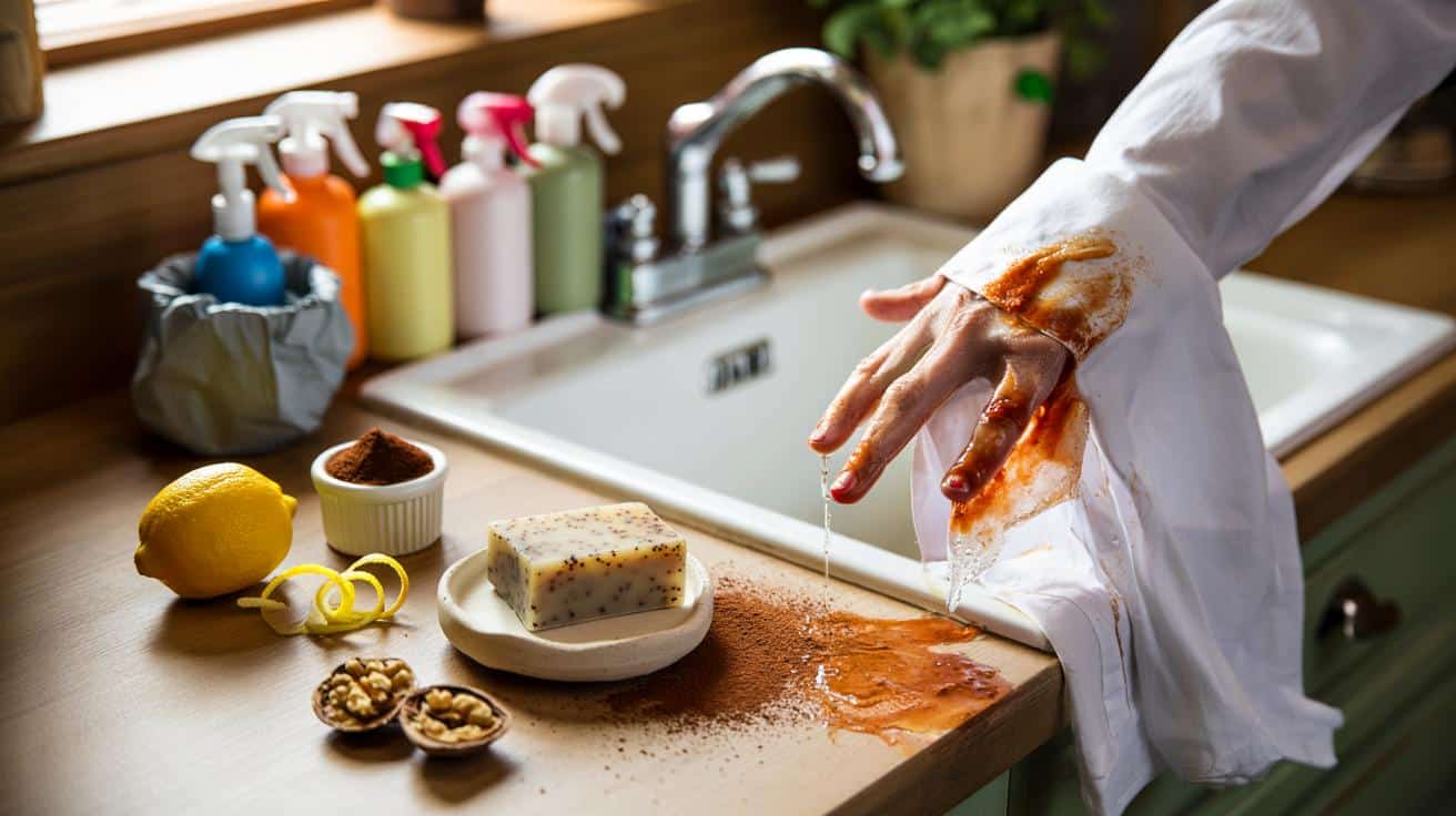 Brits waste £84 a year on stain sprays: could 3 kitchen scraps and a £1 soap save your shirts?