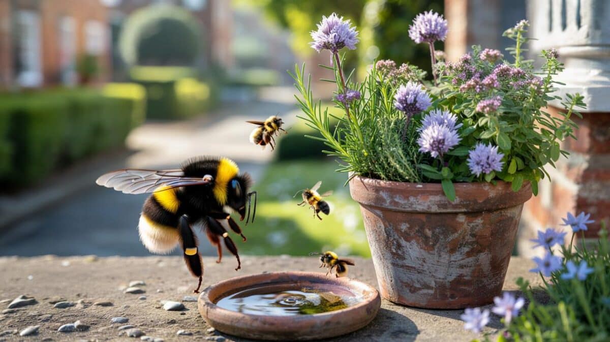 Bumblebees are hungry — here’s how one pot of herbs can help them thrive