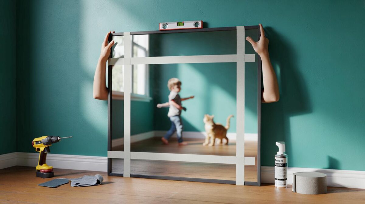 Can you hang a 10 kg mirror with zero drilling? renters save £150 and 30 minutes using 8 strips