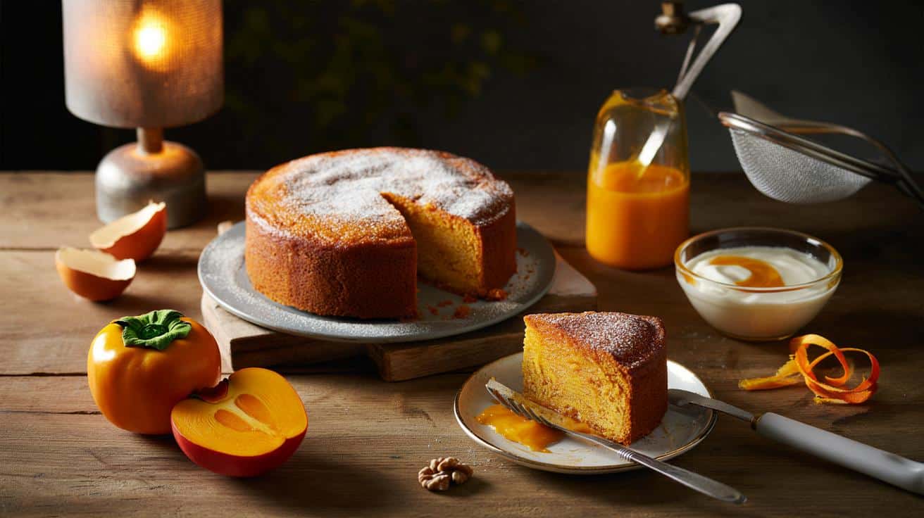 Cold families, 2 ripe persimmons, 35 minutes, £3.20: will this cake save your autumn evenings?