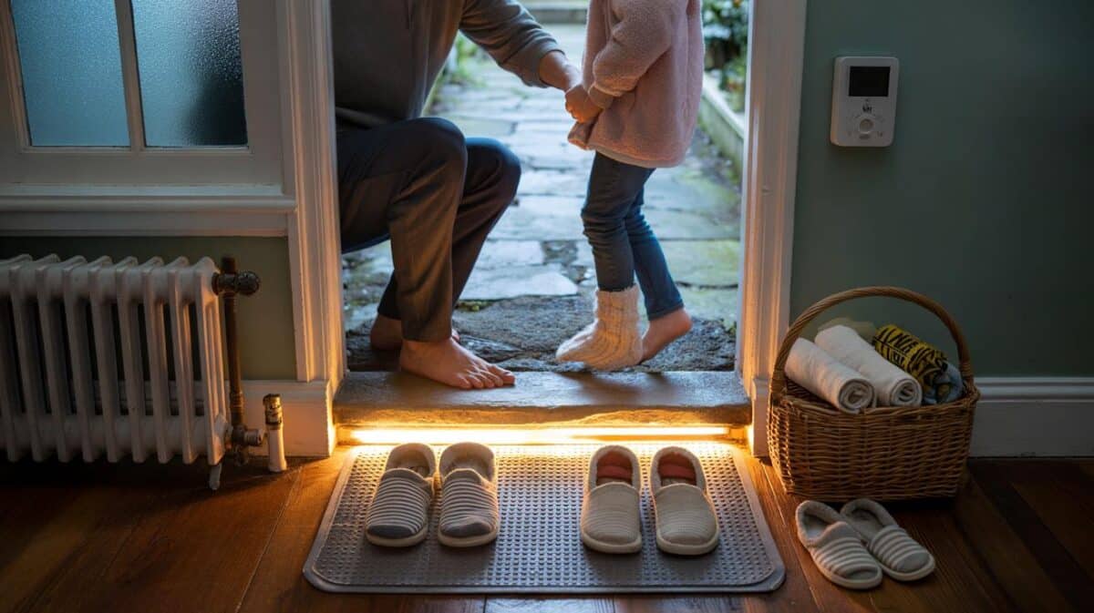 Cold feet at home? the 30‑second ‘foot airlock’ families try to cut bills by 8% at 20°c indoors