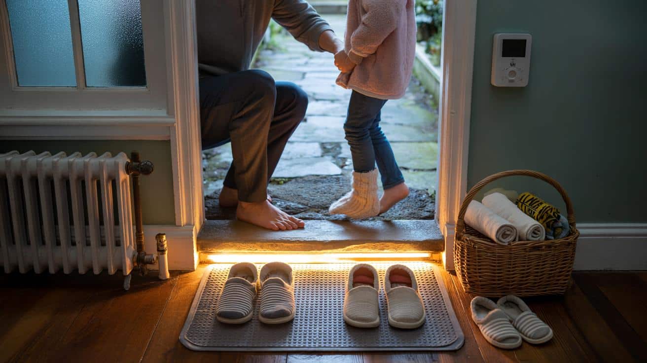 Cold feet at home? the 30‑second ‘foot airlock’ families try to cut bills by 8% at 20°c indoors