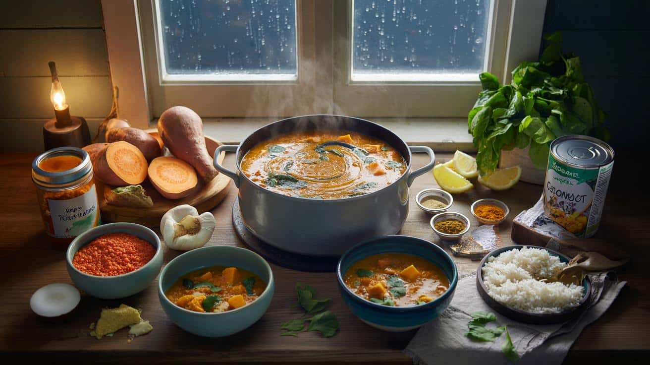 Cold nights, tight budgets: could a 25-minute sweet potato dahl feed 4 for £4.80 and soothe you?