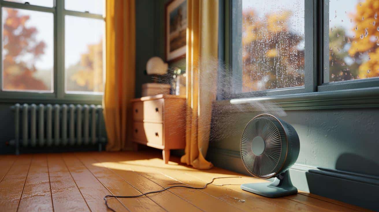 Damp walls this autumn: the 20‑minute, 30–50 cm fan fix you’ll wish you tried sooner at home