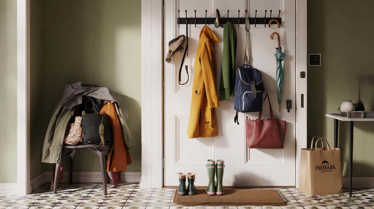 Decorators swear by a £4 Primark over-door rack: are you losing 3 hours and 2 sq m to clutter week?
