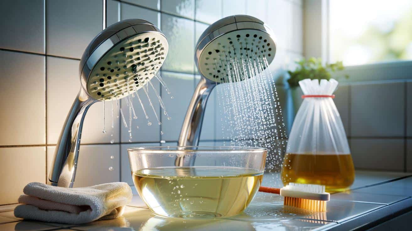 Fed up with a dribbling shower? 3 steps and a 20 minute hot vinegar soak before you waste £35