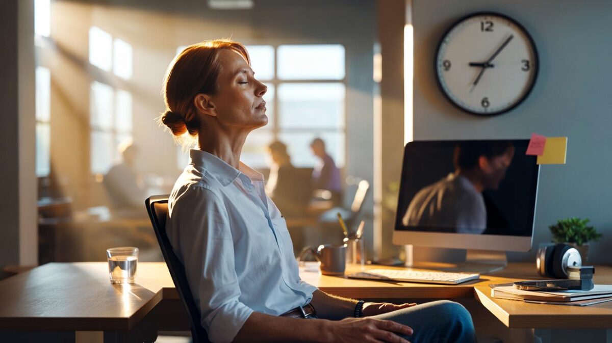 Feeling drained by 3pm? 120‑second breathing, 3 steps and up to 20% focus gain: will you try it today