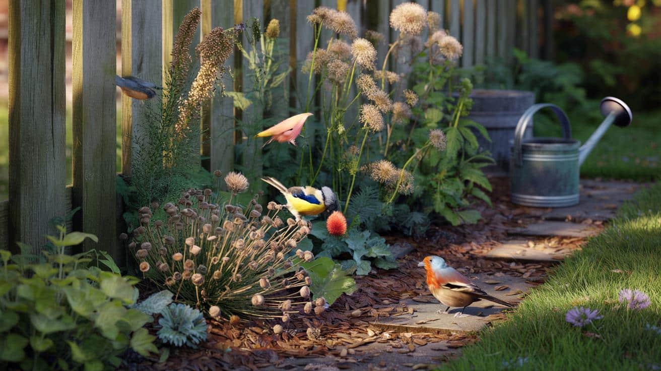 Forget feeders this october: nine perennials that feed birds for £0 and save you 180 litres a week