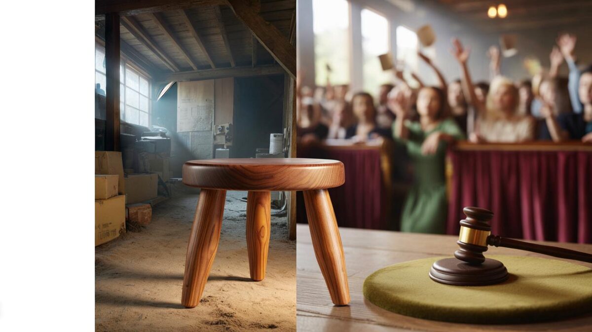 From attic cast-off to £3,900 bidding war: would you pay €4,500 for a wooden three-legged stool?
