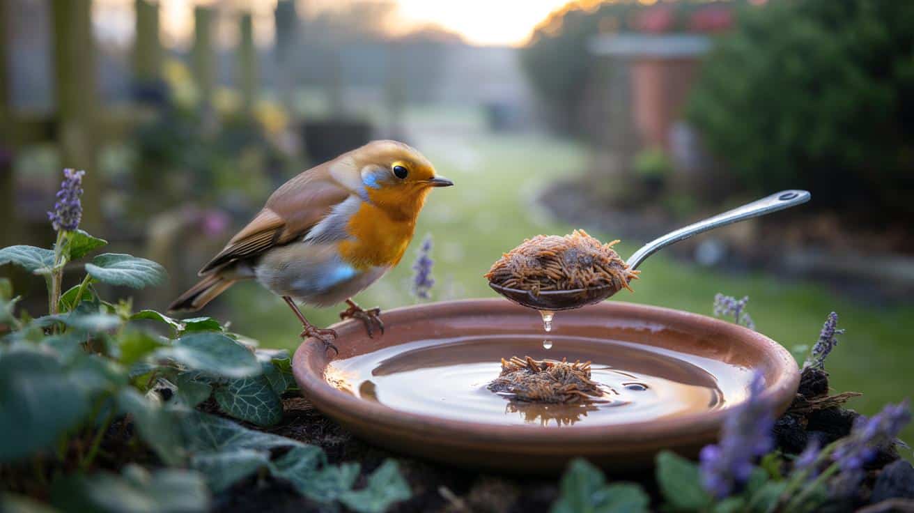 Just one spoonful of this — and robins won’t leave your garden again