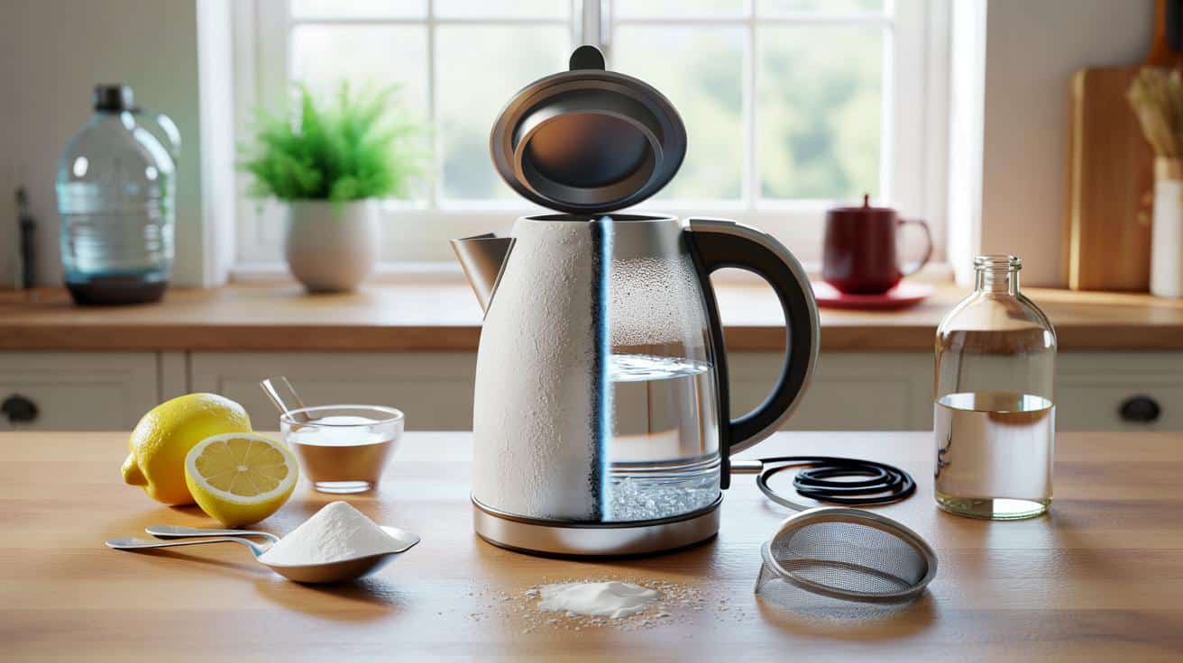 Kettle taking 2 extra minutes to boil? 4 ways you can cut limescale: 2 tbsp acid, 45-minute soak