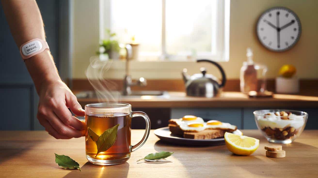 Morning bay leaf tea at 7am: could 2 leaves on an empty stomach cut sugar spikes by 12% for you?