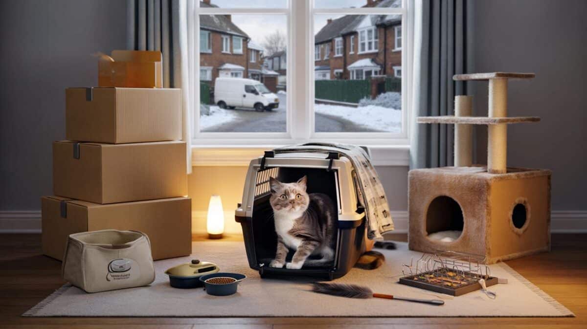 Moving with a cat this winter : 4 steps, 3 days and 2 simple fixes to keep your moggy calm today?