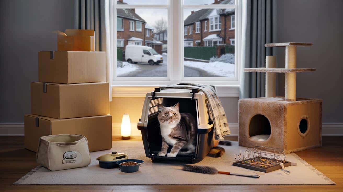 Moving with a cat this winter : 4 steps, 3 days and 2 simple fixes to keep your moggy calm today?