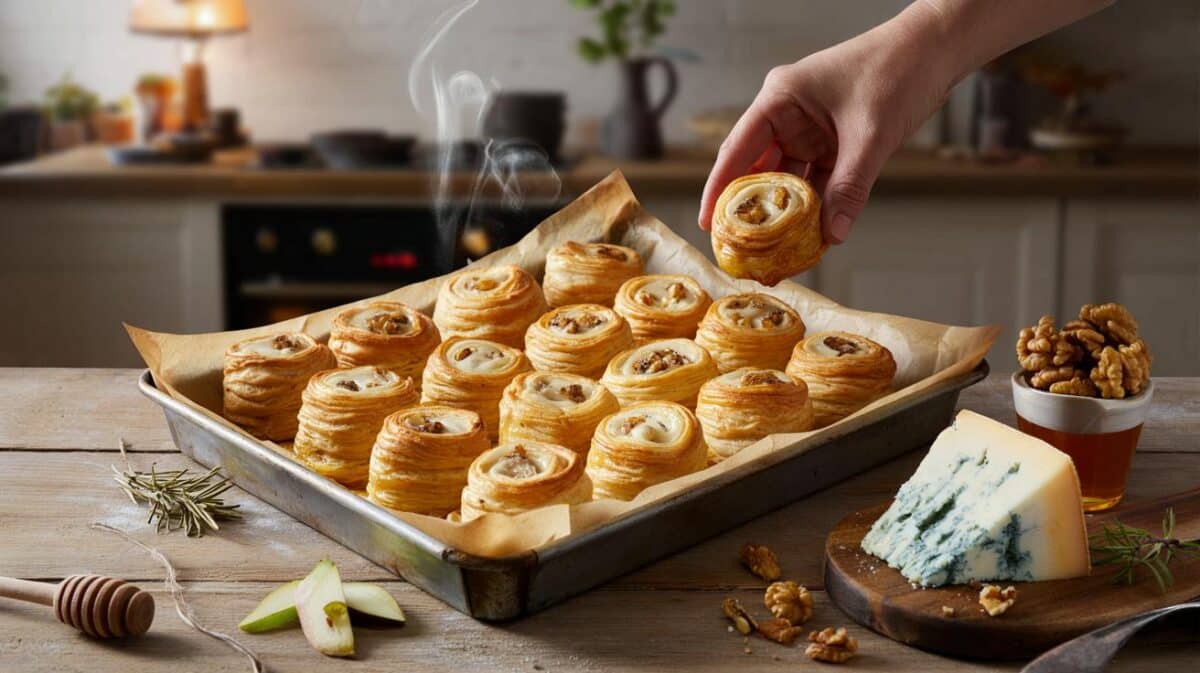 One forgotten puff pastry, 20 minutes, £4.10: will you try these blue cheese and walnut swirls today?