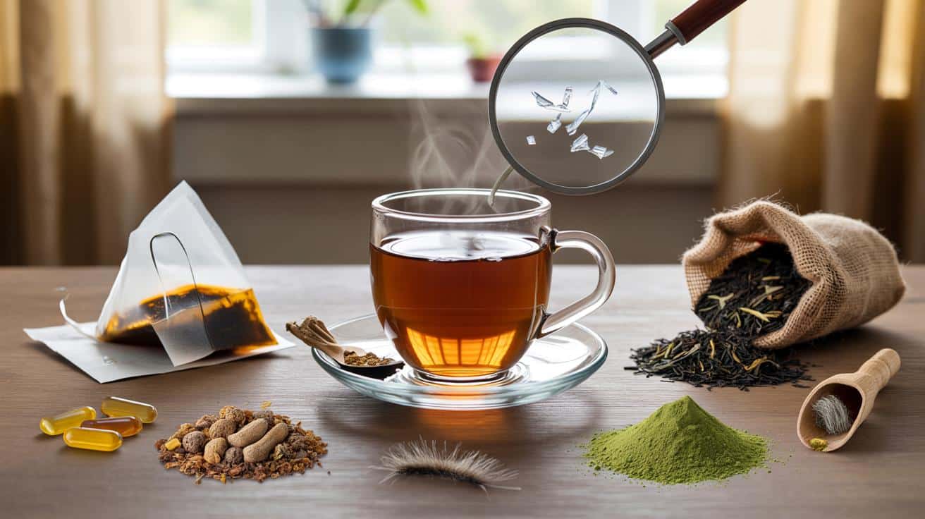 Pesticides, heavy metals, rodent hair, plastic fragments… the 6 teas to avoid