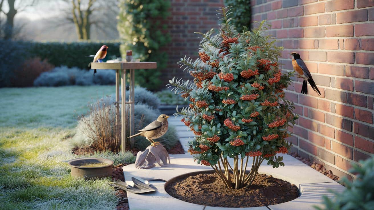Planting this one bush now will make thrushes return to your garden this winter