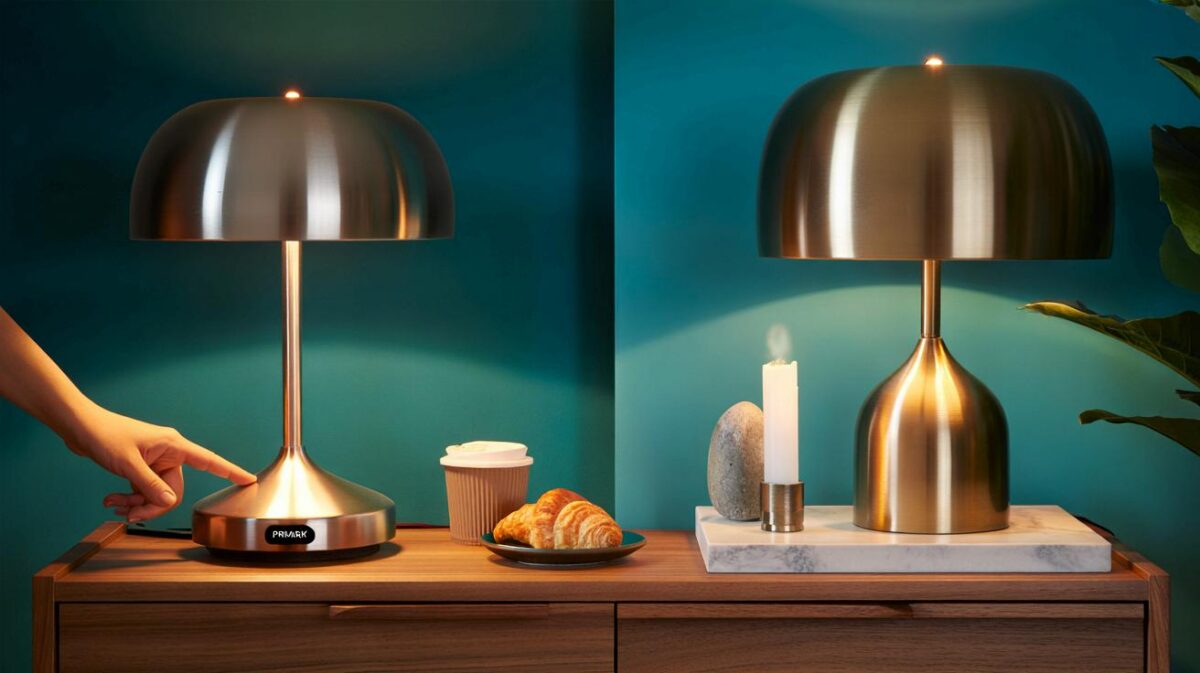 Primark’s €16 touch lamp vs £200 posh lookalikes: are you missing luxe light for the price of lunch?