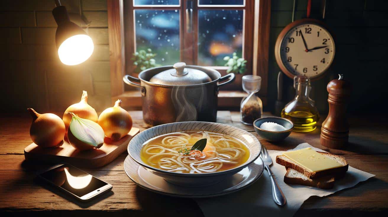Sleepless after 2 a.m.? how a 700g onion soup and 35 minutes could help 8 in 10 of you tonight