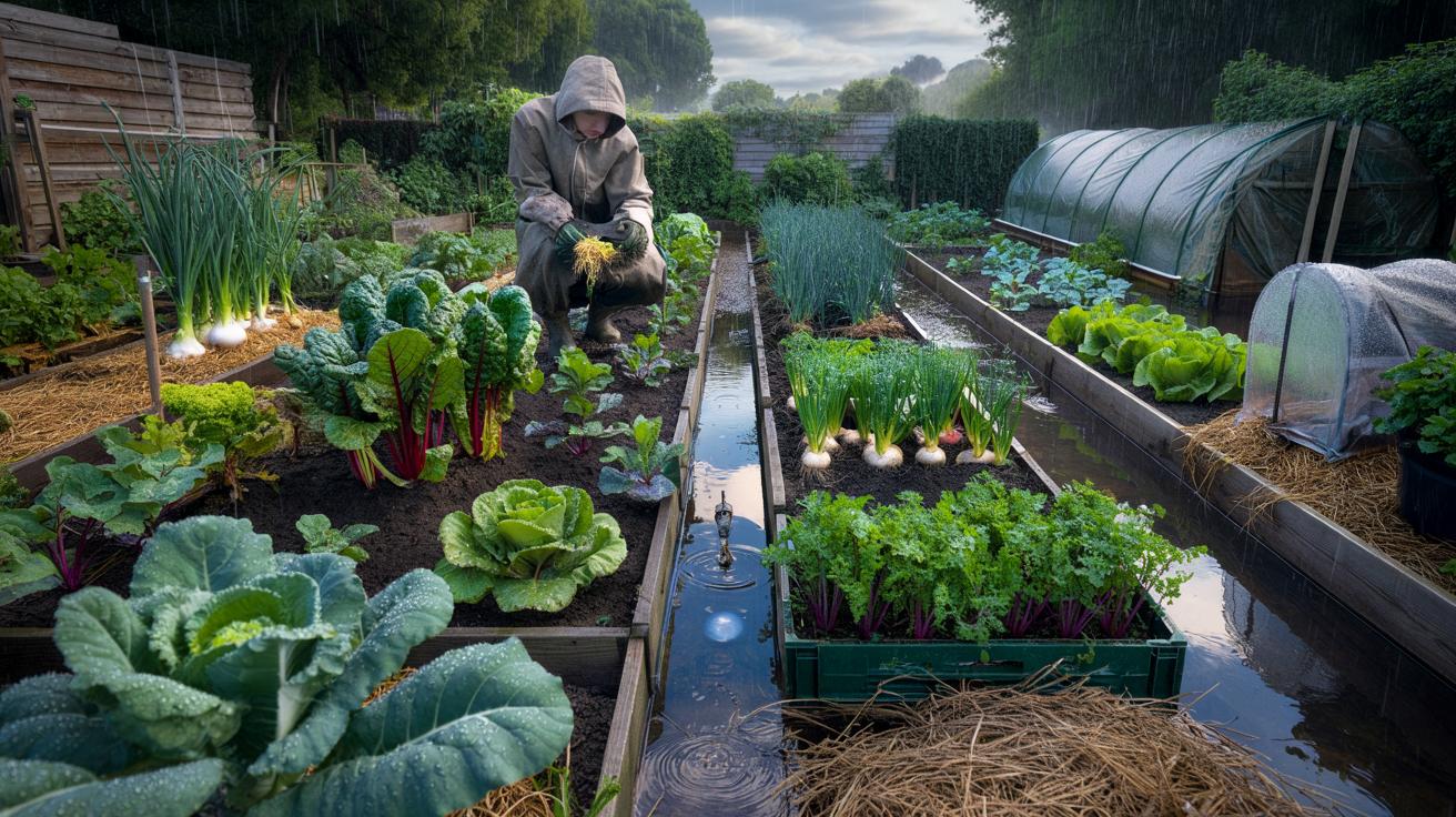 Soaked allotments, calm harvests : 10 hardy veg growers swear by — will your patch handle 80mm rain?