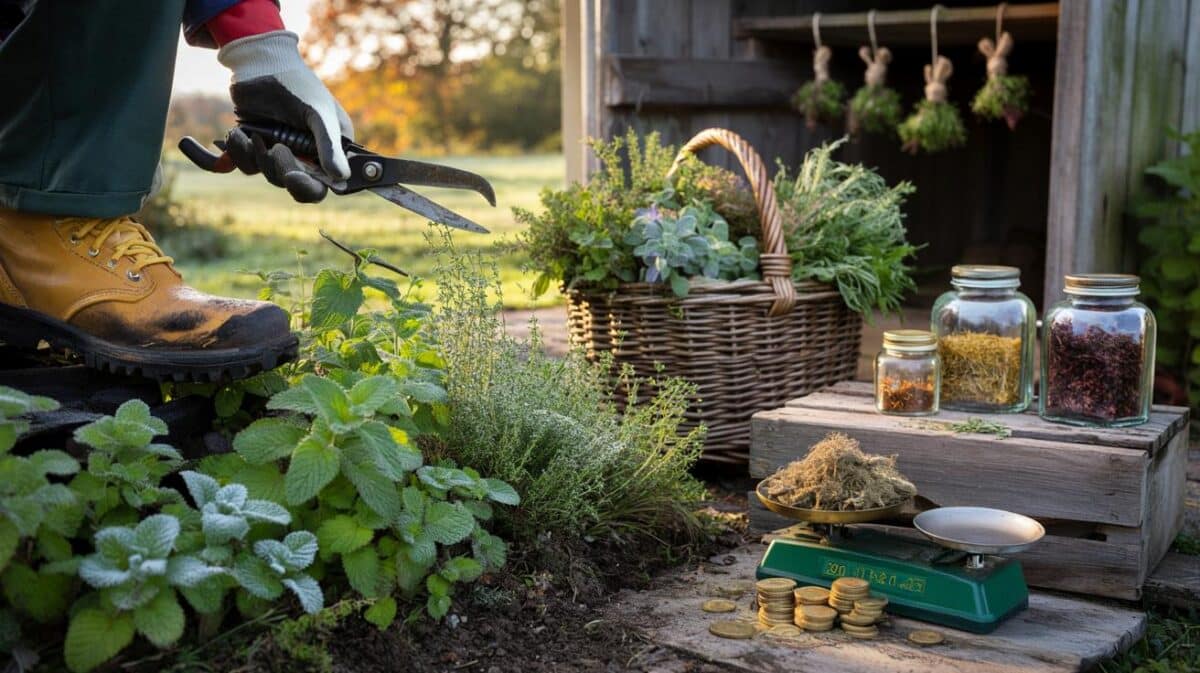 Stop trampling money in your garden: are you binning £170 a kilo by mowing mint, thyme and nettles this autumn?