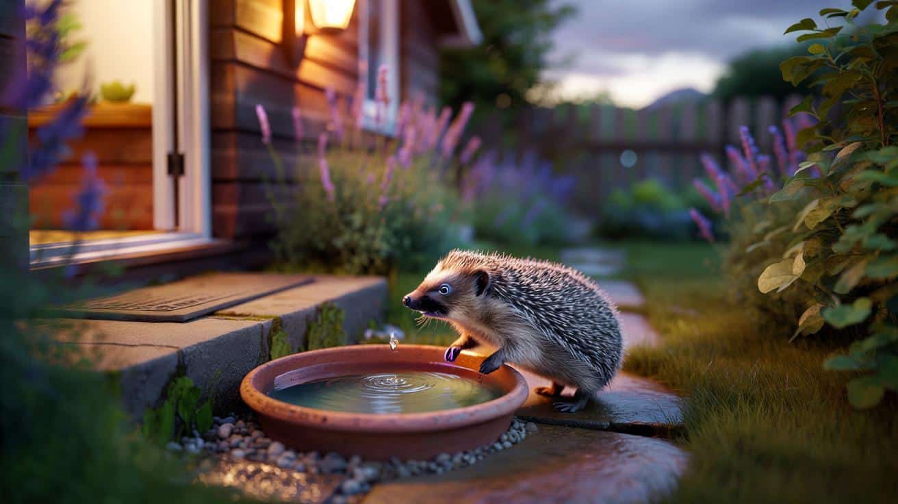 The heart-melting reason you should leave water out for hedgehogs