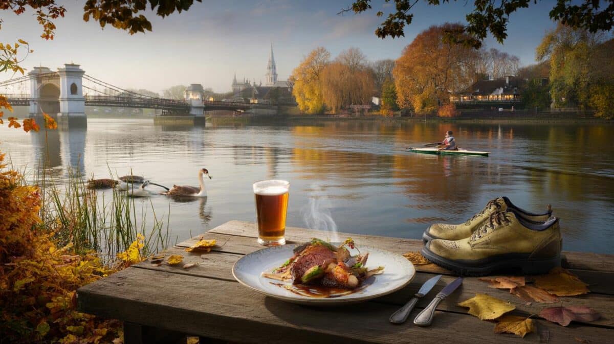 The ultimate autumn day trip: 13 miles of Thames beauty and a star-rated meal