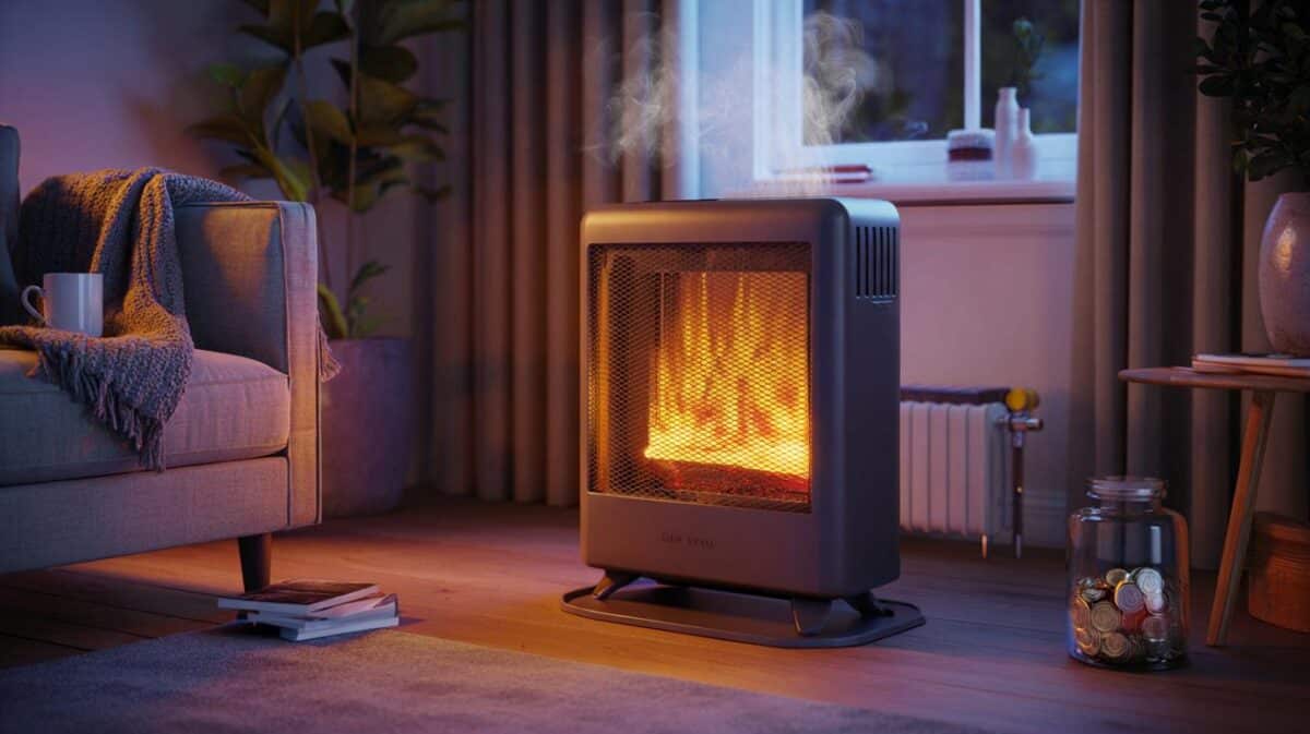 This £165 flame‑effect heater with 1000/2000 w heat: will it warm your room and trim bills by 20%