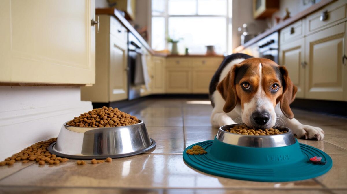 Tired of kibbles everywhere? you could cut clean-up by 43% in 7 days with a £15 bowl today