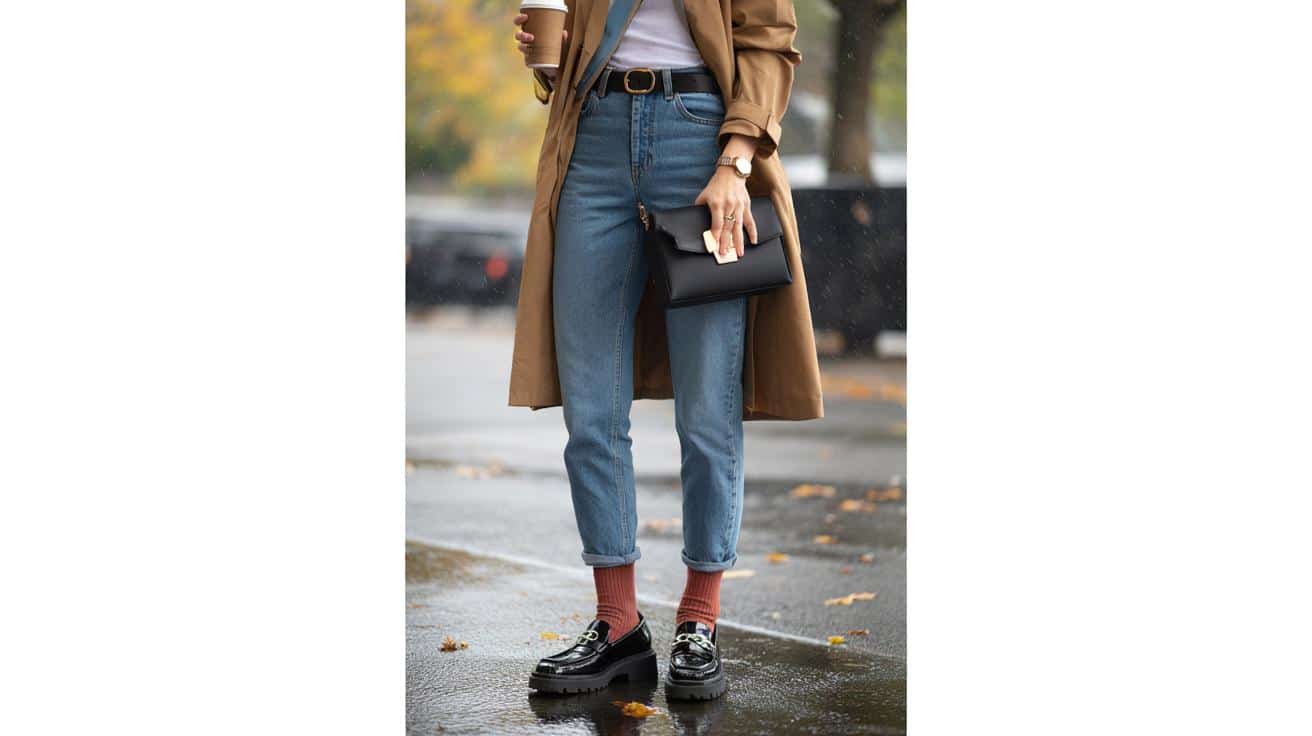 Trending accessories to complete your autumn look with cigarette jeans