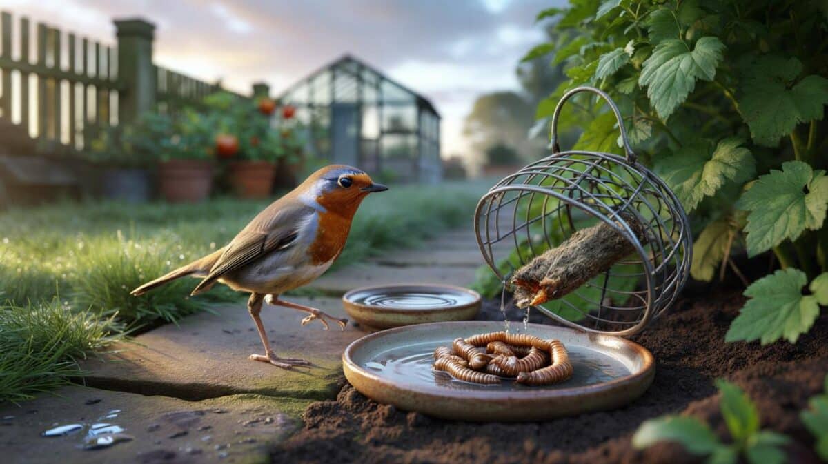 Use this tonight before dark — and watch robins flock to your garden by morning