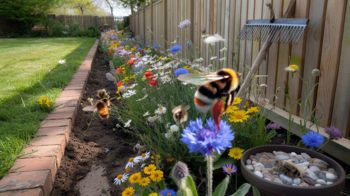 Welcome bees this spring with this low-cost garden idea