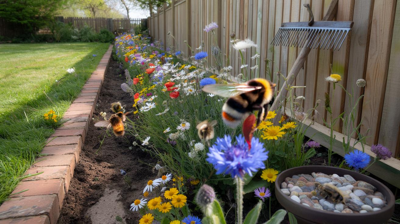 Welcome bees this spring with this low-cost garden idea
