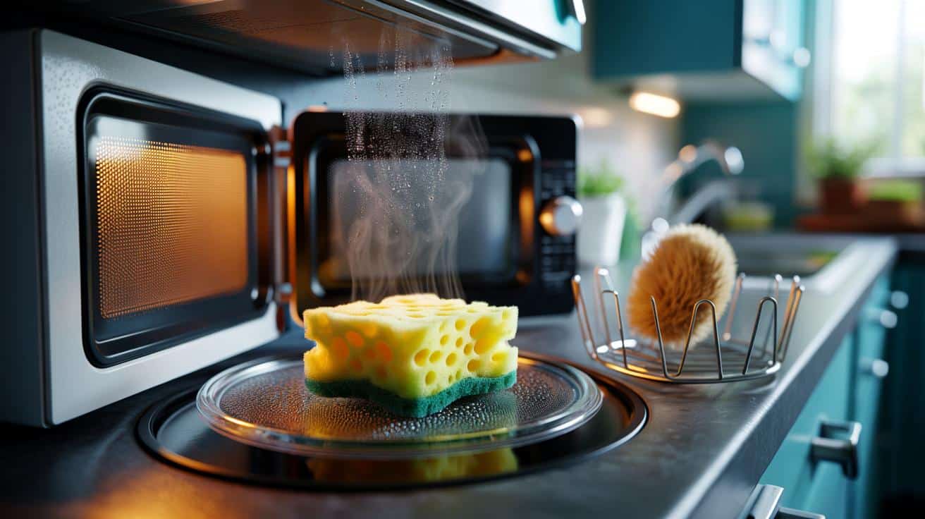 You handle it 20 times a day: can 2 minutes in the microwave really cut 60% of sponge bacteria?