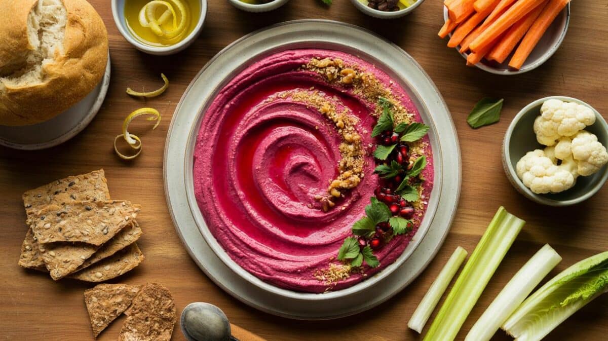 You host six friends on £20: this beetroot hummus stuns taste buds in 5 steps and 8 simple add-ons
