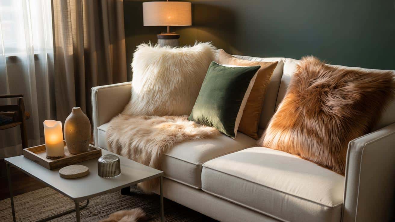 You, your sofa and £19.99: could a faux-fur cover give your living room a five-star hotel glow?
