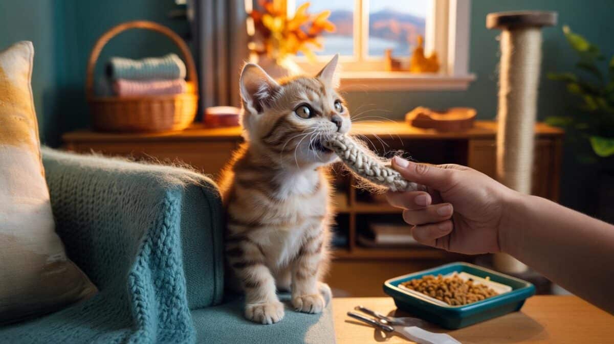 Your cat is chewing your clothes: seven causes, five fixes, and how to save £120 this week?