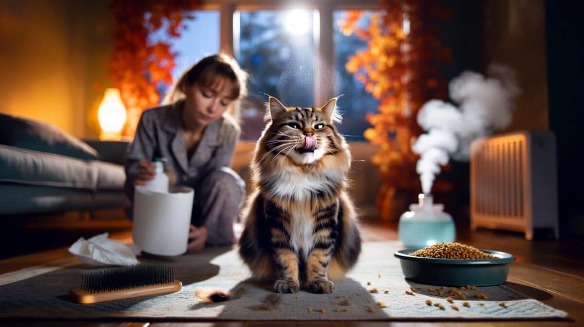 Your cat’s autumn hairballs cost you 3 clean-ups and 4 hours’ sleep a week: what’s really going on?